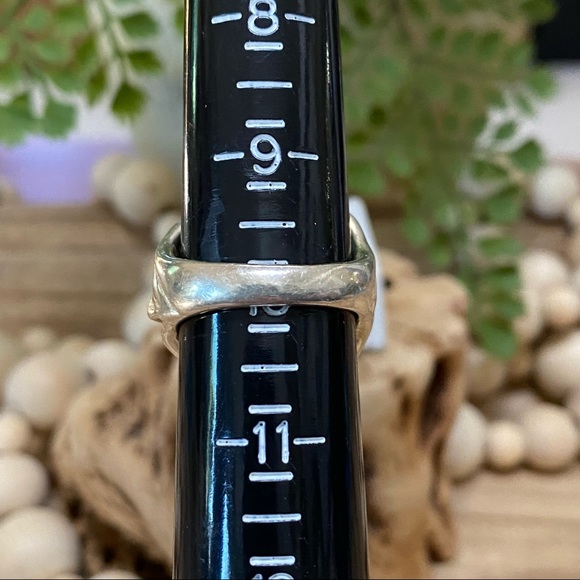 Israel sterling silver .925 leaf ring size 10 - Picture 4 of 10